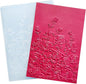 NZJ 3D Texured Spring Flower Rose Bloom Plastic Embossing Folders for Card Making Scrapbooking and Other Paper Crafts