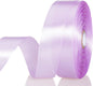 1 Inch Lilac Solid Satin Ribbon, 50 Yards Craft Fabric Ribbon for Gift Wrapping Floral Bouquets Wedding Party Decoration