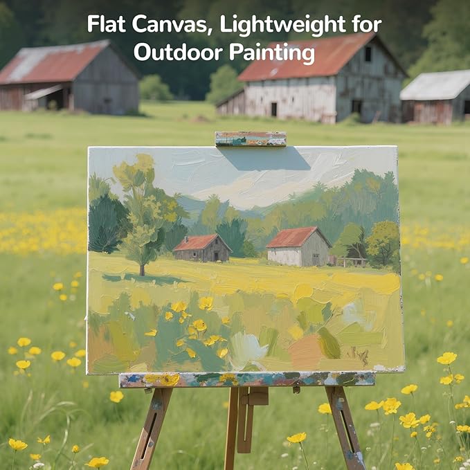 Canvas Boards for Painting 60 Pack, 11x14 Inch Canvas Panels White Blank 100% Cotton Art Supplies for Acrylics Oil Watercolor Tempera Paints
