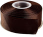 ITIsparkle 11/2" Inch Grosgrain Ribbon 25 Yards-Roll Set for Gift Wrapping Cake Decoration Party Favor Hair Braids Hair Bow Baby Shower Decoration Floral Arrangement Craft Supplies, Brown Ribbon