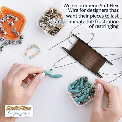 Soft Flex 49 Strand Beading Wire - Medium 0.19 Diameter - 30 Feet Nylon Design Wire