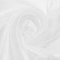 MECCANIXITY Iridescent Sheer Organza Fabric, 10 Yards x 59 Inches Solid Holographic Shiny Fabric Organza Cloth for Wedding, Curtains, Costume, Photo Background, White