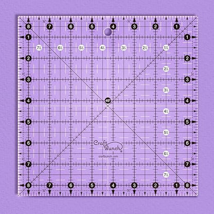 Non-Slip Square Quilt Template Ruler (8.5" x 8.5")