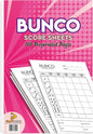 PlayDice Bunco Score Sheets: 100 Single Side Large Print Score Sheets with Perforation, Perfect Addition to Your Bunco Game Kit and Bunco Party Supplies