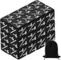 uxcell 24Pcs Magic Dice Counters, Acrylic D6 Life Token Dice Set with Pouch for Standard Cards Gaming Accessories, Black