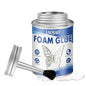 JAOJAO Foam Glue, Foam Adhesive Superior Adhesion Easy to Apply Quick-Drying Transparent for Plastic Sheet Eva Sponge Rubber Pearl Cotton for Crafts Decoration Aircraft Model, 120ml