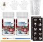 10oz Frosted Etch Starter Kit for Glass,Glassware Etching Kit Creates Permanent Etched Patterns,Art Mirrors Frosted Cream for Mirrors,Windows, Glass Etching Starter Medium for Intricate Designs