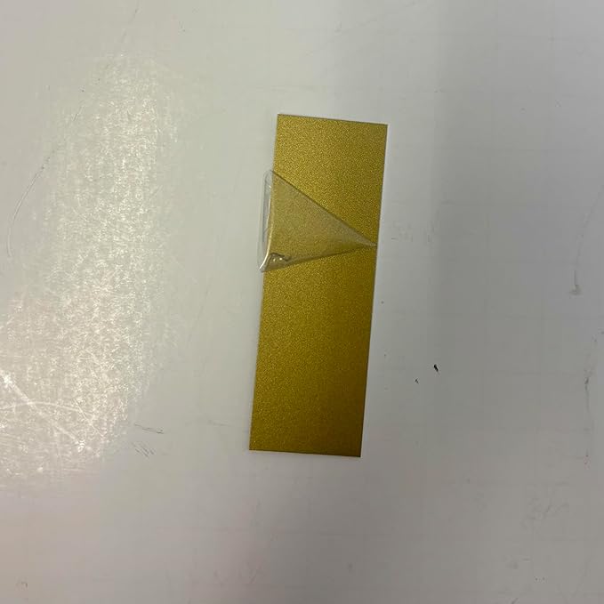 Blank Metal Plates for Laser Engraving - 4 Pack | Aluminum Sheets 0.020" Thick | CO2, Diode, Fiber Laser Compatible | Multiple Sizes & Colors (Gold (engraves black), 1x11.25 inch)