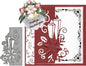 Metal Cutting Dies DIY Merry Christams Embossing Stencil Template Scrapbooking Card Making Mold Photo Album Arts Crafts Tools (Christmas Candle lace-7.6x12.9cm)