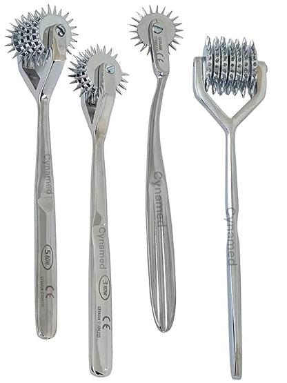 Premium German Wartenberg Pinwheel 1 3 5 and 7 Wheel Set of 4