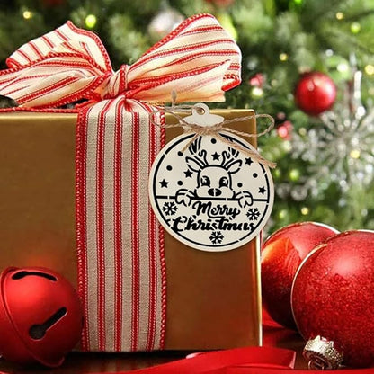 Small Christmas Stencils for Painting on Wood 3inch Christmas Stencils for Crafts Reusable Holiday Stencil Templates for Wood Slice Tier Tray Christmas Tree Decor