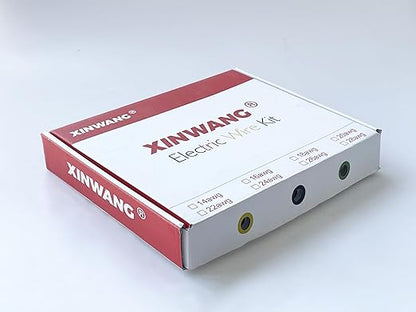 20 Gauge Electrical Wire,20 awg Silicone Wire-XINWANG 20 Gauge Stranded Tinned Copper Wire with Silicone Insulation(OD: 1.75 mm) 6 Colors,20ft Each, Hook Up Wire Kit