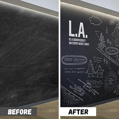 ShangTianFeng Black Chalkboard Paint （32 FL Oz） - Matte Finish, Non-Toxic & Quick-Drying Chalk Paint for Walls, Wood, Metal, Glass | Easy Clean, Durable DIY Craft Paint for Kids Room, Kitchen, Classroom Decor
