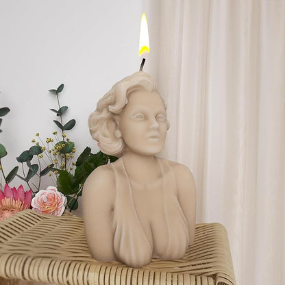 Dance Girl Molds Dance Candle Resin Mold - Resin Casting Silicone Molds for Home Decor & Candle Making Wave Spiral Mold