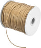 MECCANIXITY Waxed Cord 1.5mm Waxed Polyester Cord 175 Yard Wax String for Bracelet Making,Necklaces, Beading,Jewelry Making and DIY Crafts(Khaki), 0.06 inch-Dia