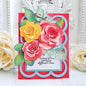 Cutting Dies Metal Stencils Scrapbooking Tools DIY Embossing Template for Paper Card Making Album Arts Crafts Supplies (Flower Set A-10.2x14.3cm)