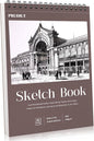 Sketch Book 8.5×11 inch, Spiral Bound Sketch Pad 50 Sheets (68lb/100gsm), Acid-Free Sketchbook for Drawing Painting Sketching, Art Paper Drawing Supplies for Teens Adults Artists Ideal Gifts