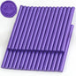 Purple Wax Seal Sticks, 30pcs Sealing Wax Sticks, HOSEALING Glue Gun Wax Seal Sticks for Wax Seal Stamp, Premium Sealing Wax for Wedding Invitations, Letter, Envelope, Craft Adhesive (Mini Size)