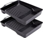 Precision Defined Paint Trays, Paint Roller Trays Liner, Plastic Paint Pan for Roller Brushes, Painting Tray for Painting with Deep Paint Pocket (Paint Roller Tray (2-Pack), 11-inch)