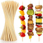 300 Pcs 12 inch Natural Bamboo Skewers, Φ=4mm, PEOUWNES Food Sticks for Appetiser, BBQ, Fruit，Cocktail, Grilling Kebabs, Bouquet, Chocolate Fountain, Corn Dog, Kitchen, Barbecue, Crafting and Party