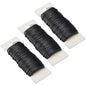 Hapeper 22 Gauge Floral Flexible Paddle Wire for Christmas Wreath Tree, Flower Arrangements, 3 Pack 114 Yards (Black)