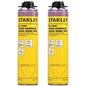 Stanley Quick Bond Adhesive Foam - 2x24oz, Reliable Bond Adhesive for Various Materials, Strong bonding, No Mixing, Gun Use, Gun NOT Included | 2 Pack
