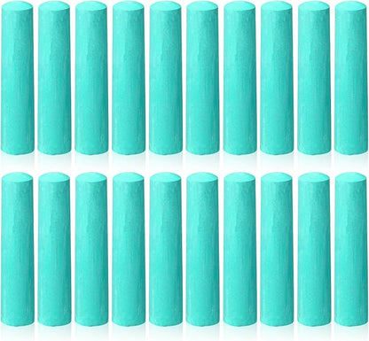 20 Pcs Sidewalk Chalks for Kids Non Toxic Jumbo Chalk for Party Gift Outdoor Art Classroom Play Painting (Green)