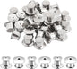 30 Pcs Pin Backs Locking, Metal Pin Backs Safety Pins Locks Pins Keepers Clasp, Lapel Brooch Holder for Brooch DIY Crafts Badges Enamel Lapel Needles