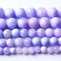Galaxy Starry Purple Persian Jade Stone Beads Gem Round Loose Beads for Jewelry Making DIY Bracelet 180pcs 4mm 2 Strands 32"