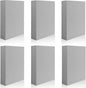 BAOFALI 6 Pcs Large Stamping Foam Grey Moldable Foam Stamps Plastic Dry Foam Stamp Pad Cut and Dry Foam Stamping Foam Block for Sculpture, Modeling, DIY Arts and Handicrafts Projects