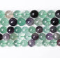 61pcs 6mm Natural Stone Beads Fluorite Gemstone Round Loose Beads for Jewelry Making DIY Bracelet Necklace 15"