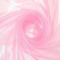 MECCANIXITY Iridescent Sheer Organza Fabric, 2 Yards x 59 Inches Solid Laser Holographic Shiny Fabric Organza Cloth for Wedding, Curtains, Costume, Photo Background, Light Pink