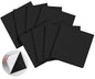 ToLanbbt 8 PCS Adhesive Foam Padding Sheets Closed Cell Neoprene Foam Sheet 1/2" Thick, 4" x 4" Self Stick Insulation Anti Vibration Pads Anti-Slip for Furniture, Cars, Speakers, DIY