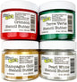The Crafter's Workshop Stencil Butter - Holiday Acrylic Paint Set - Boutique Metallic Texture Paste for Art, Canvas, Journals, & Cards - 4 x 2oz Jars