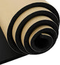 3/4''T x 12''W x 59''L Neoprene Sponge Foam Rubber Sheet Roll with Self-Adhesive Easy Cut DIY Adhesive Padding Perfect Cosplay Multi-Function Soundproof, Black