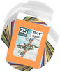 Mat Board Center, Pack of 25, 11x14 for 8x10 Mix Color Picture Mat Sets - Acid Free, 4-ply Thickness, Bevel Pre-Cut White Core - Includes Backing Boards and Clear Bags - for Pictures, Photos, Framing