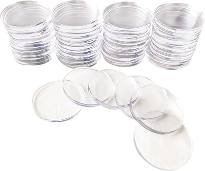 Yuanhe Clear Acrylic Poker Chip Spacers,50pcs/100pcs/200pcs