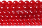 48PCS 8MM Red Chalcedony Beads Energy Healing Beads for DIY Jewelry Bracelet Necklace Making for Jewelry Making 15Inch