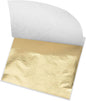 MECCANIXITY Gold Leaf Foil Sheet, Light Golden Leaf Papers, 3.3 x 3.1inch for Art Decoration, Sculptures, Painting, Pack of 100