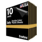Trotec TroLase | 8"x12"x1/16", 10 Pcs | Black/Gold | 2 Ply | Modified Acrylic | Laser Engraving Double Color Plastic Sheet | Engraving Blanks for Laser, Saw, Guillotine | Made in USA
