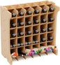 Paint Rack Organizer for 30 Bottles, Craft Supplies Storage, MDF Material, Tools Storage Suitable for Tamiya Paints, Miniature Model Paint Set GK9