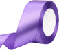 Light Purple Solid Satin Ribbon 1-1/2 Inch 25 Yards Solid Polyester Fabric Ribbon for Gift Wrapping Wedding Christmas Baby Shower Birthday Party Decoration Handmade Immortal Flower Craft