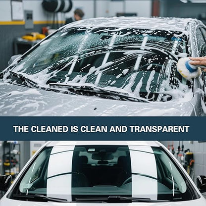 Glass Polish 50ml Cerium Oxide Glass Polishing Solution for Removing Oil Film, Water Spots, Eddies, Glass Water Stains, Wiper Marks on The Glass Surface, Restoring clearity