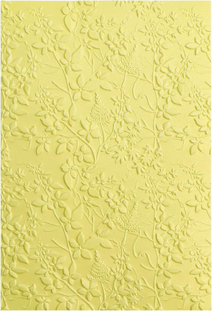 BAOFALI 3D Embossing Folder for Card Making,Red Leaves Plastic Texture Fades Embossing Folder Template for Scrapbooking and Other Paper Craft Album Stamps DIY Decoration 6.3" L x 4.5" W
