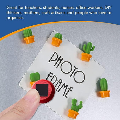 DIYMAG Adhesive Magnetic Sheets - |Each 20x20x2mm| (110 PCS) Align Image with The Magnetics Sheet,Then,Tear Off The Protective Film to Stick The Images on Surface of Binder