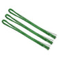 PATIKIL 32 Inch 22 Gauge Floral Stem Wire, 5 Pack/200 Pieces Bouquet Stem Paper Wrapped for DIY Crafts Flower Arrangements, Green