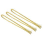 PATIKIL 32 Inch 24 Gauge Floral Stem Wire, 3 Pack/120 Pieces Bouquet Stem Paper Wrapped for DIY Crafts Flower Arrangements, Gold Tone