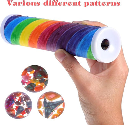 DOITOOL Blank Kaleidoscope Making Kit for Kids, 12 Pcs DIY Kaleidoscope Kit Variety Tool, Preschool Material for Teaching