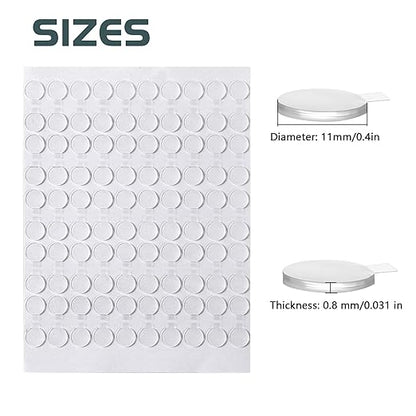 Adhesive Stick dots Two-Sided Sided Mounting Putty Stick Tack for Wall Hanging Crafts Balloons Festival Party Decorations,Clean Removable(0.4"*0.4"-600)