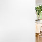rabbitgoo Window Privacy Film, Non-Adhesive Frosted Glass Window Film for Bathroom, Static Cling Heat Blocking Stickers for Home Indoor Opaque Frosting Coverings House Tint, Matte White 35.4" x 393.7"